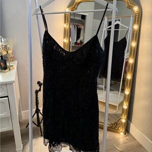 Oh Polly Size 8 Elegant Black Dress